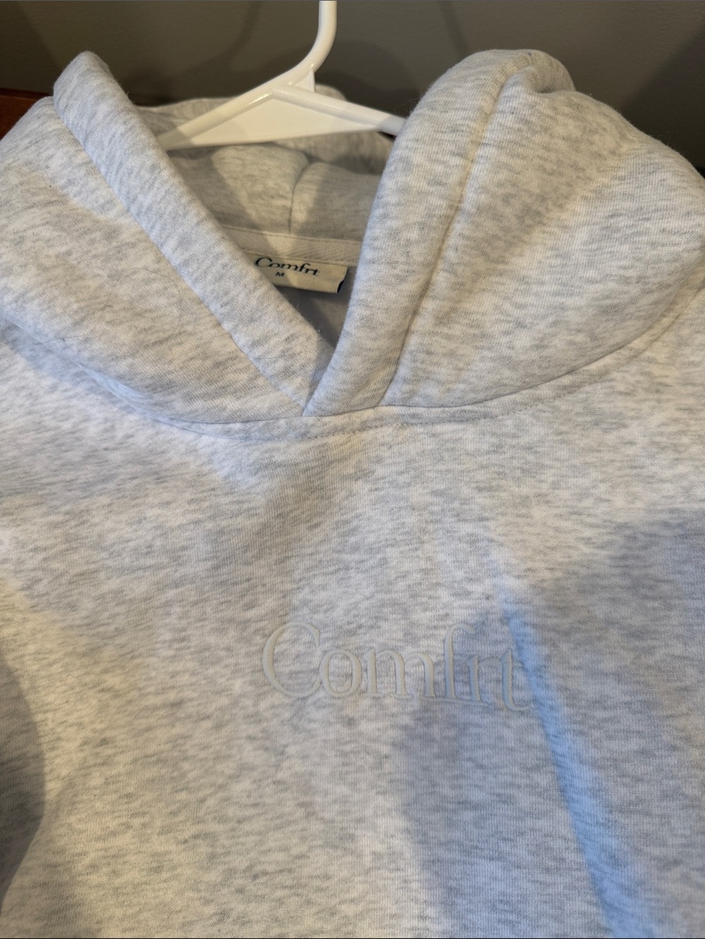 Comfrt Hooded Sweatshirt - Light Gray - Picture 2 of 2